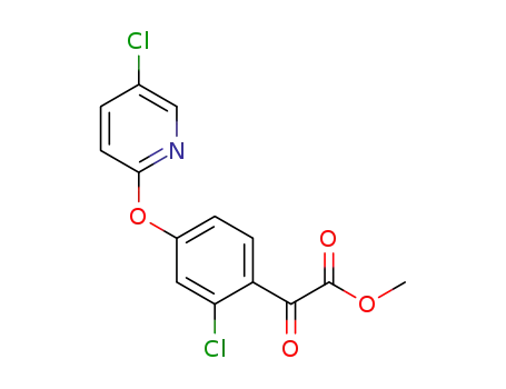 methyl 2-(2-chloro-4-((5-chloropyridine-2-yl)oxy)phenyl)-2-oxoacetate