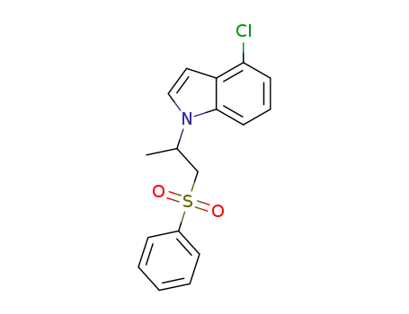 4-chloro-1-(1-(phenylsulfonyl)propan-2-yl)-1H-indole