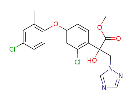 methyl 2-(2-chloro-4-((5-chlorobenzyl-2-yl)oxy)phenyl)-2-hydroxy-3-(1H-1,2,4-triazol-1-yl)propanoate