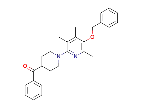 (1-(5-(benzyloxy)-3,4,6-trimethylpyridin-2-yl)piperidin-4-yl)(phenyl)methanone