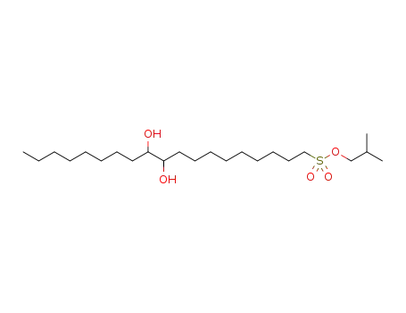 isobutyl 10,11-dihydroxynonadecanesulfonate