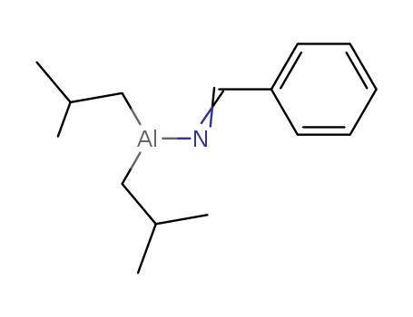Molecular Structure of 127258-28-0 (Aluminum, (benzenemethaniminato)bis(2-methylpropyl)-)