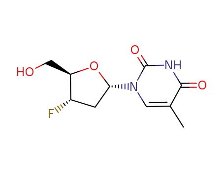 1-(2,3-dideoxy-3-fluoro-α-D-erythro-pentofuranosyl)-thymine
