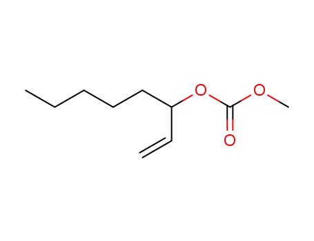 Molecular Structure of 95151-36-3 (Carbonic acid, 1-ethenylhexyl methyl ester)