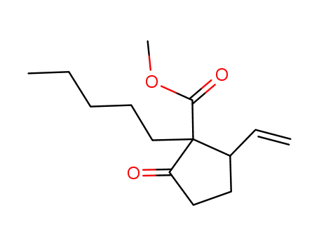 2-Oxo-1-pentyl-5-vinyl-cyclopentanecarboxylic acid methyl ester