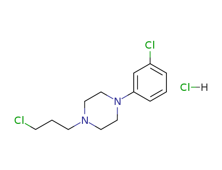 52605-52-4,1-(3-Chlorophenyl)-4-(3-chloropropyl)piperazine hydrochloride,Piperazine,1-(3-chlorophenyl)-4-(3-chloropropyl)-, monohydrochloride (9CI);
