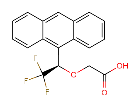 (R)-α-<1-(9-Anthryl)-2,2,2-trifluoroethoxy>acetic acid