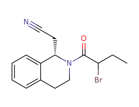 [(S)-2-(2-Bromo-butyryl)-1,2,3,4-tetrahydro-isoquinolin-1-yl]-acetonitrile