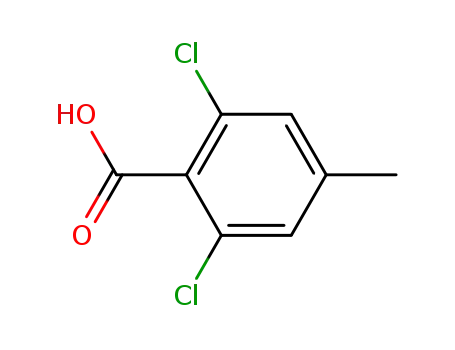 Molecular Structure of 99520-05-5 (2,6-Dichloro-4-Methylbenzoic acid)