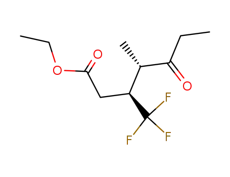 (3R*,4R*)-Ethyl 3-(trifluoromethyl)-4-methyl-5-oxoheptanoate