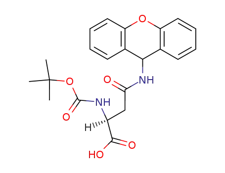(S)-2-tert-Butoxycarbonylamino-N-(9H-xanthen-9-yl)-succinamic acid