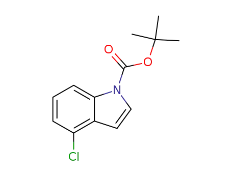 Molecular Structure of 129822-46-4 (N-(BOC)-4-CHLOROINDOLE)