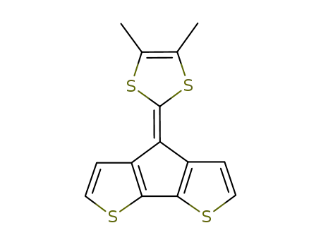 4-(4,5-Dimethyl-[1,3]dithiol-2-ylidene)-4H-cyclopenta[2,1-b;3,4-b']dithiophene