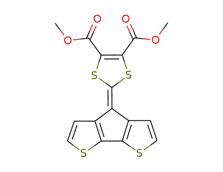 2-Cyclopenta[2,1-b;3,4-b']dithiophen-4-ylidene-[1,3]dithiole-4,5-dicarboxylic acid dimethyl ester