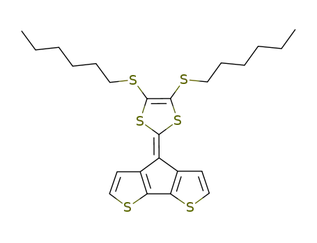 4-(4,5-Bis-hexylsulfanyl-[1,3]dithiol-2-ylidene)-4H-cyclopenta[2,1-b;3,4-b']dithiophene