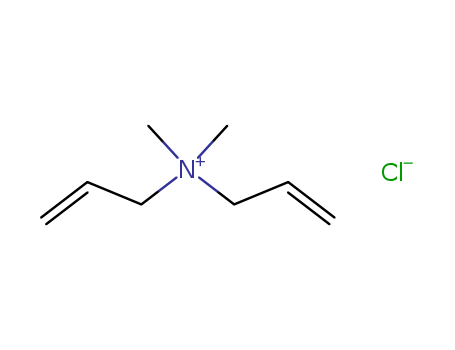 7398-69-8,Diallyldimethylammonium chloride,2-Propen-1-aminium,N,N-dimethyl-N-2-propenyl-, chloride (9CI);Ammonium, diallyldimethyl-, chloride(6CI,7CI,8CI);C 1615;C 1615M-BR 30;DADMAC;