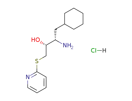 (2R,3S)-3-Amino-4-cyclohexyl-1-(pyridin-2-ylsulfanyl)-butan-2-ol; hydrochloride