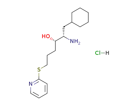 (2S,3S)-2-Amino-1-cyclohexyl-6-(pyridin-2-ylsulfanyl)-hexan-3-ol; hydrochloride