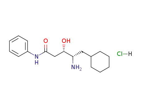 (3S,4S)-4-Amino-5-cyclohexyl-3-hydroxy-pentanoic acid phenylamide; hydrochloride