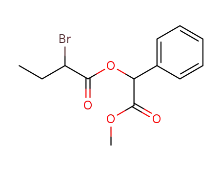 2-Bromo-butyric acid methoxycarbonyl-phenyl-methyl ester