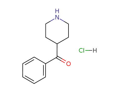 Molecular Structure of 25519-80-6 (4-BENZOYLPIPERIDINE HYDROCHLORIDE)
