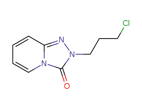Molecular Structure of 19666-40-1 (2-(3-CHLOROPROPYL)-1,2,4-TRIAZOL-[4,3-A]PYRIDINE-3 (2H)-ONE)