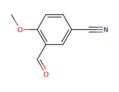 Molecular Structure of 21962-53-8 (5-cyano-2-methoxybenzaldehyde)