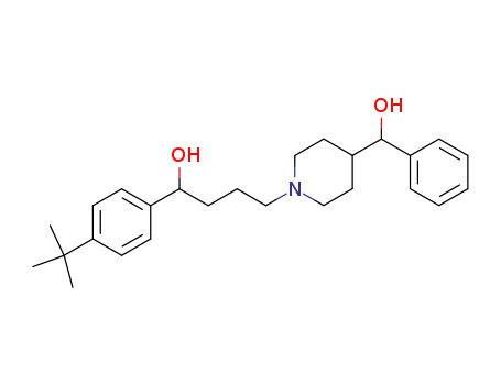 1-<4-<4-(1,1-dimethylethyl)phenyl>-4-hydroxybutyl>-α-phenyl-4-piperidinomethanol