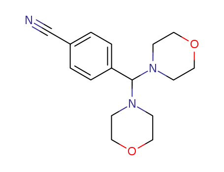4-cyano-1-(dimorpholinomethyl)benzene