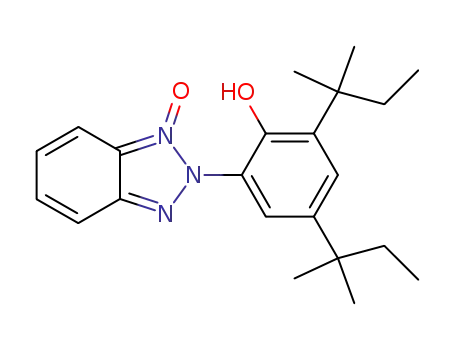 Molecular Structure of 94109-79-2 (2-(2H-Benzotriazol-2-yl)-4,6-bis(tert-pentyl)phenol N-oxide)