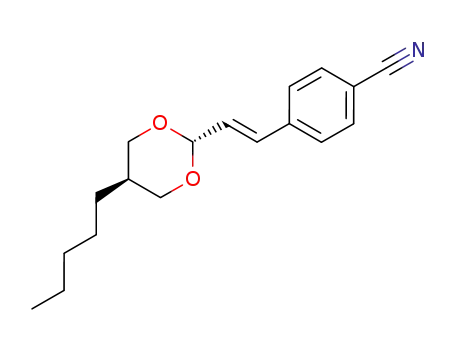 4-[(E)-2-(5-Pentyl-[1,3]dioxan-2-yl)-vinyl]-benzonitrile