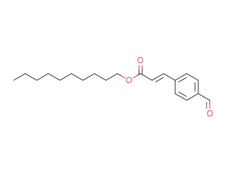 Decyl p-formylcinnamate