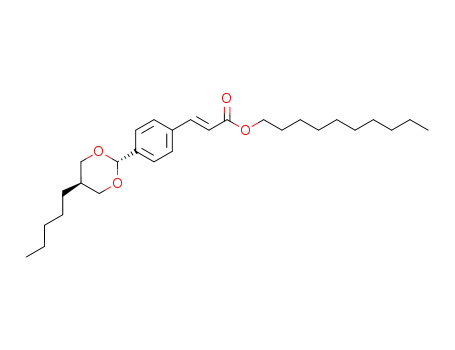 Decyl p-(5-pentyl-1,3-dioxan-2-yl)cinnamate