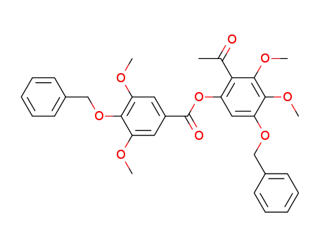 2,3-dimethoxy-4-benzyloxy-6-(3,5-dimethoxy-4-benzyloxy)-benzyloxyacetophenone