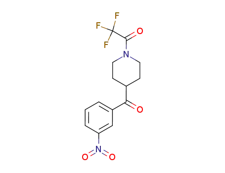 N-trifluoroacetyl-4-(m-nitrobenzoyl)piperidine