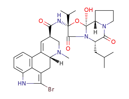 Molecular Structure of 25614-03-3 (Bromocriptine)