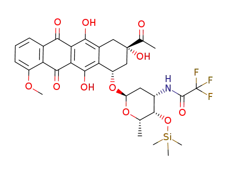 3'-N-trifluoroacetyl-4'-O-trimethylsilyldaunorubicin