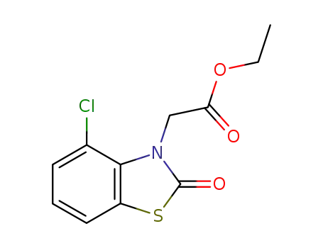 4-chloro-N-(ethoxycarbonylmethyl)-2(3H)-benzothiazolone