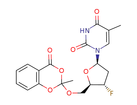 1-[(2R,4S,5R)-4-Fluoro-5-(2-methyl-4-oxo-4H-benzo[1,3]dioxin-2-yloxymethyl)-tetrahydro-furan-2-yl]-5-methyl-1H-pyrimidine-2,4-dione