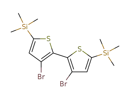 3,3'-dibromo-2,2'-bithiophene-5,5'-diyl)bis(trimethylsilane cas no. 207742-50-5 98%%