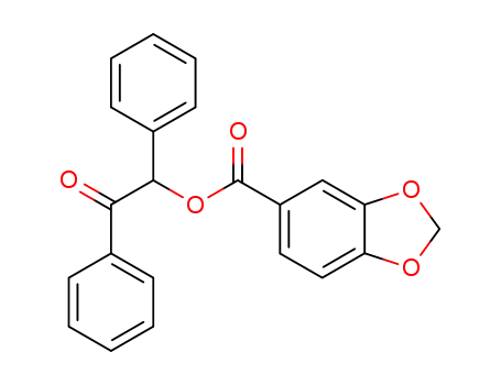 Benzo[1,3]dioxole-5-carboxylic acid 2-oxo-1,2-diphenyl-ethyl ester
