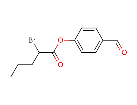 2-bromo-pentanoic acid 4-formyl-phenyl ester