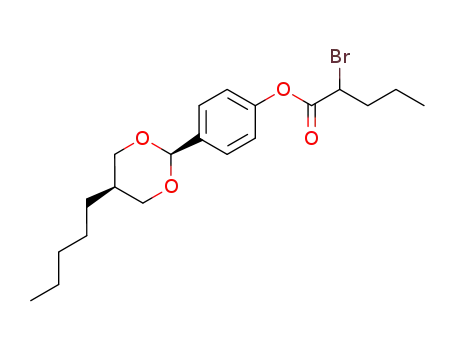 2-bromo-pentanoic acid 4-(5-pentyl-[1,3]dioxan-2-yl)-phenyl ester