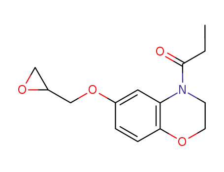 1-(6-oxiranylmethoxy-2,3-dihydro-benzo[1,4]oxazin-4-yl)-propan-1-one