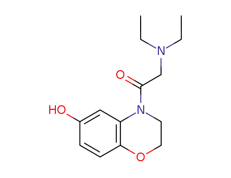 4-diethylaminoacetyl-6-hydroxy-3,4-dihydro-2H-1,4-benzoxazine