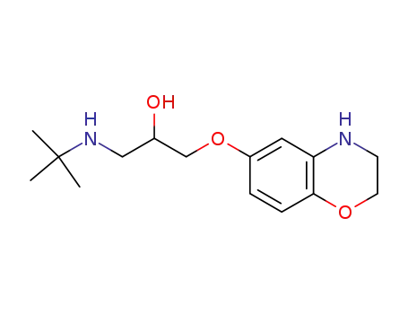 6-(3-tert-butylamino-2-hydroxypropoxy)-3,4-dihydro-2H-1,4-benzoxazine