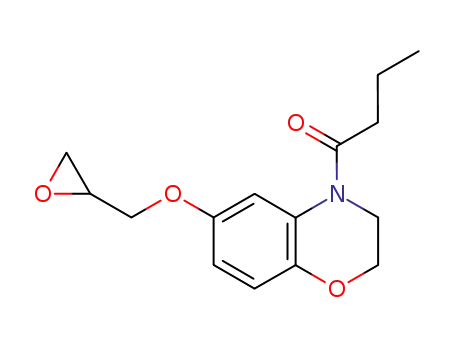 1-(6-oxiranylmethoxy-2,3-dihydro-benzo[1,4]oxazin-4-yl)-butan-1-one