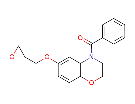 (6-oxiranylmethoxy-2,3-dihydro-benzo[1,4]oxazin-4-yl)-phenyl-methanone
