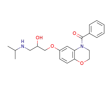 [6-(2-hydroxy-3-isopropylamino-propoxy)-2,3-dihydro-benzo[1,4]oxazin-4-yl]-phenyl-methanone