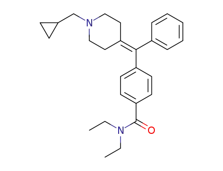 4-[(1-cyclopropylmethyl-piperidin-4-ylidene)-phenyl-methyl]-N,N-diethyl-benzamide